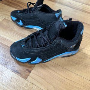 Air Jordan 14 Retro - 312091-041, Black, 6.5Y, (~6-6.5M)